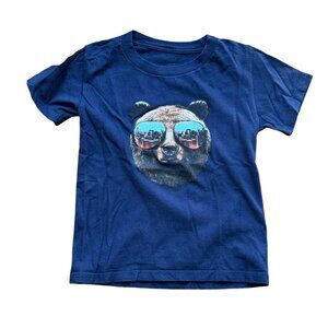 Kid Dangerous Premium Navy Grizzly Tee